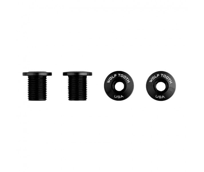 Tornillos Plato WOLF TOOTH 10 mm Negro 4 unidades