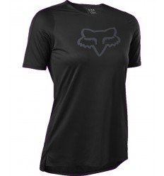 Camiseta Mujer FOX Flexair SS Negro |29303-001|