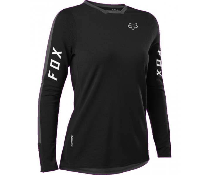 Camiseta Mujer FOX Defend Pro LS Negro |28967-001|