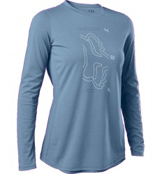 Camiseta Mujer FOX Ranger DR LS Azul |28970-157|