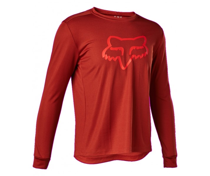 Camiseta Infantil FOX Ranger LS Rojo Arcilla |28958-348|