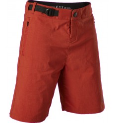 Pantalón Corto Infantil FOX Ranger Liner Rojo |29295-348-22|