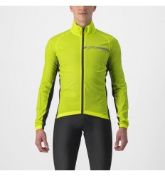 Chaqueta Castelli Squadra Stretch Lima Fluor/Gris Oscuro