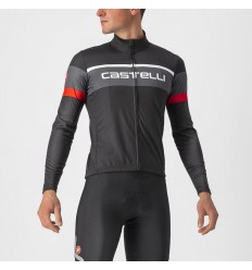 Maillot Castelli Passista Negro/Rojo