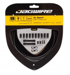 Kit Cambio y Desviador Jagwire Cable/Funda Sram/Shimano Negro