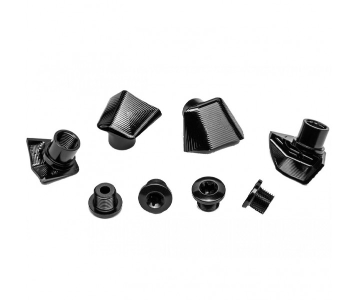 Kit Tornillos/Tuercas Plato Absolute Black Dura-Ace 9100 Negro