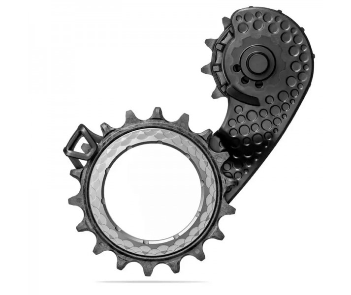 Jaula Cambio Absolute Black Hollowcage Shimano 9100/8000 Carbono Titanio