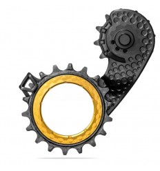 Jaula Cambio Absolute Black Hollowcage Shimano 9100/8000 Carbono Oro