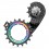 Jaula Cambio Absolute Black Hollowcage Shimano 9200 Carbono Arcoiris