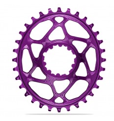 Plato Ovalado Absolute Black DM 3mm Offset Sram Boost Morado