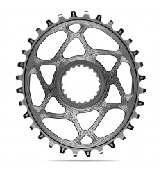 Plato Ovalado Absolute Black DM Shimano XTR Gris
