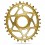 Plato Ovalado Absolute Black DM Shimano XTR Oro