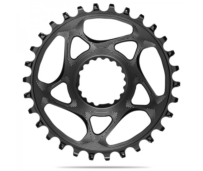 Plato Absolute Black Direct Mount Cannondale Hollowgram Negro