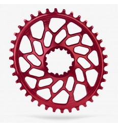 Plato Ovalado Absolute Black DM Sram CX 1x10/12v Rojo