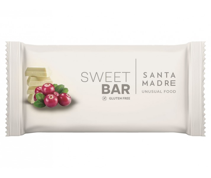Sweet Bar Santa Madre Chocolate Blanco Y Arándano 36 X 60G