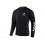 Troy Lee Designs Flowline Ls Camiseta Negro