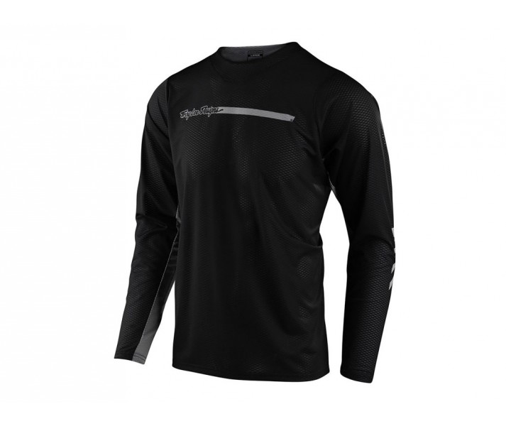 Troy Lee Designs Skyline Air Ls Camiseta Negro/Gris