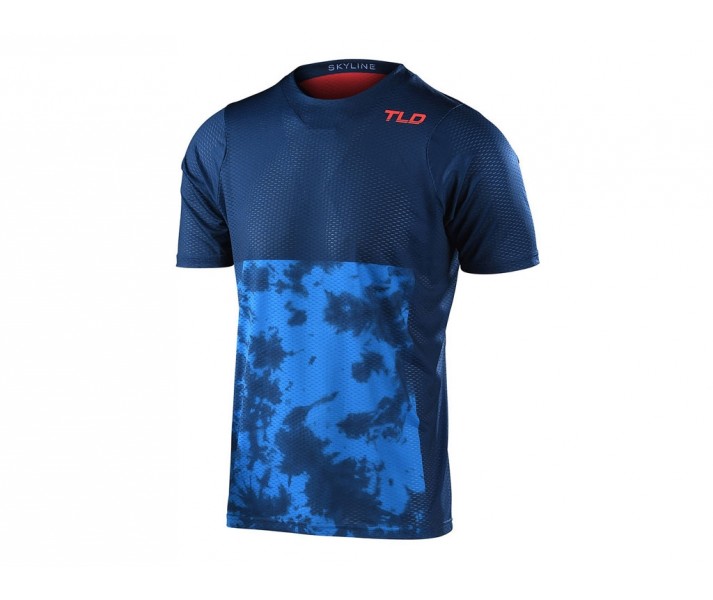 Troy Lee Designs Skyline Air Ss Camiseta Azul/Rojo