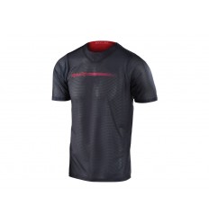 Troy Lee Designs Skyline Air Ss Camiseta Negro/Rojo