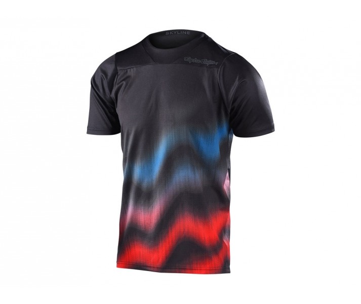 Troy Lee Designs Skyline Ss Camiseta Negro/Rojo/Azul