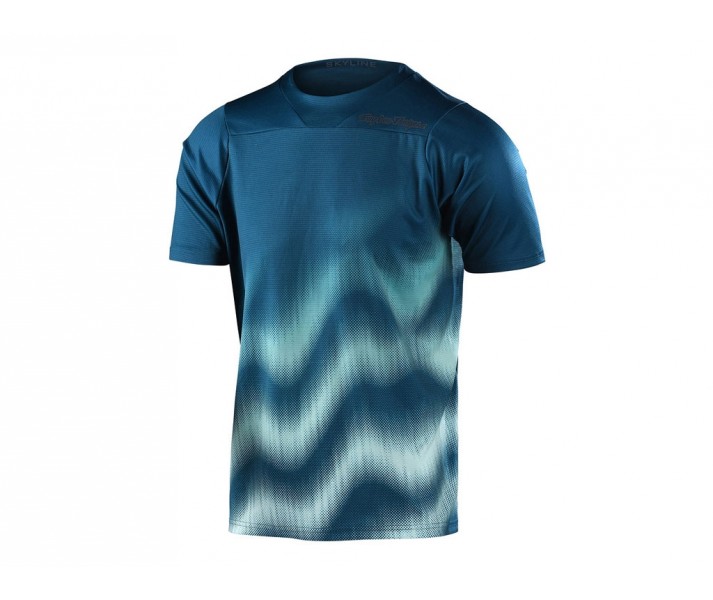 Troy Lee Designs Skyline Ss Camiseta Verde Azulado