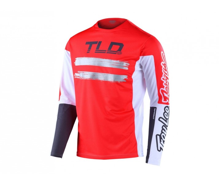 Troy Lee Designs Sprint Camiseta Rojo/Blanco/Negro