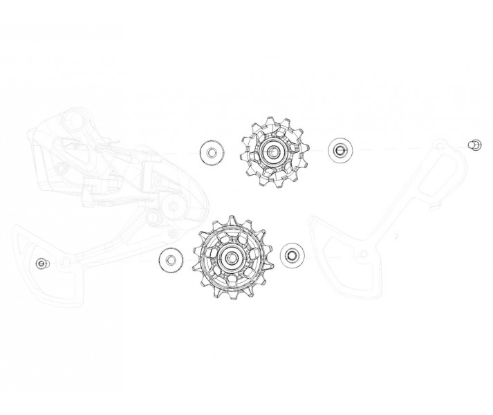 Roldanas Cambio Sram GX Eagle AXS