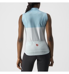 Maillot Castelli Velocissima Tirantes Mujer Azul Agua Claro/Azul Cielo