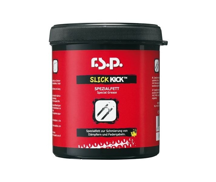Bote de Grasa para horquillas y amortiguadores R.S.P. Slick Kick 500Gr.