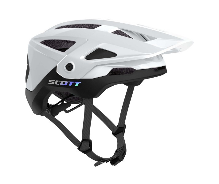 Casco Scott Stego Plus (Ce) Blanco Brillo / Negro