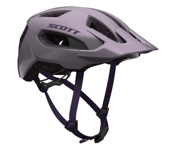 Casco Scott Supra (Ce) Plata Violeta