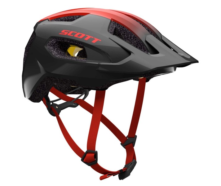 Casco Scott Supra Plus (Ce) Gris Oscuro / Rojo