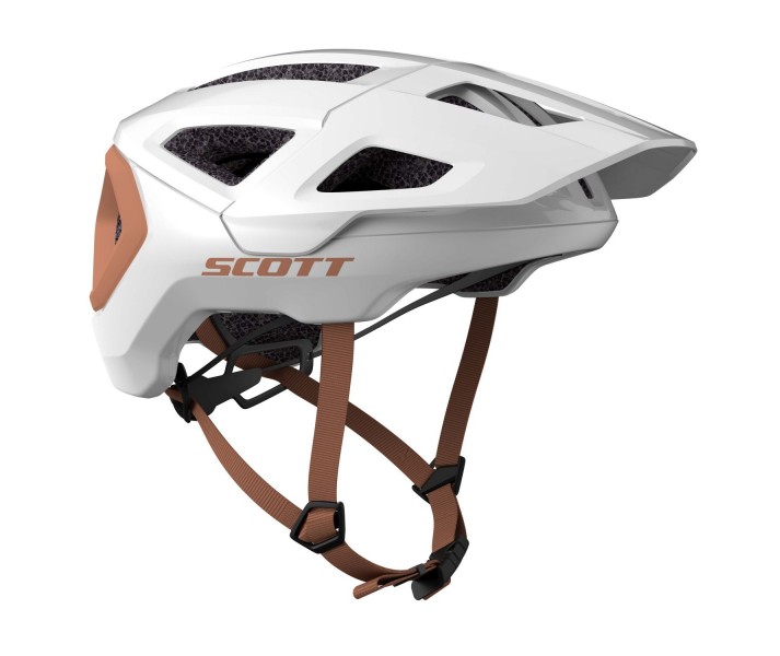 Casco Scott Tago Plus (Ce) Blanco / Rosa Beige