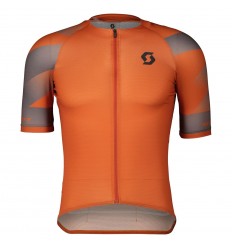 Maillot Scott Ms Rc Premium Climber Ss Naranja / Gris Oscuro