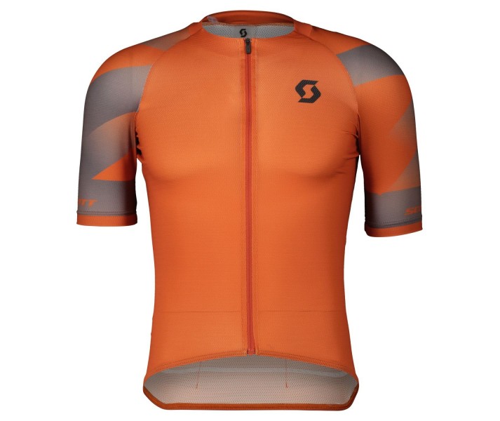 Maillot Scott Ms Rc Premium Climber Ss Naranja / Gris Oscuro
