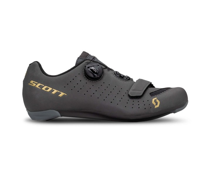 Zapatillas Scott Mujer Road Comp Boa Gris Oscuro / Negro