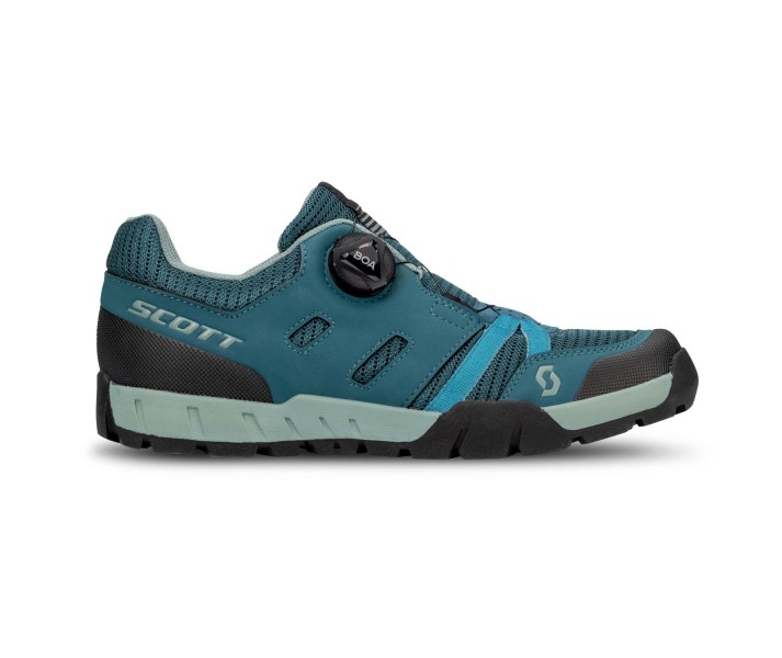 Zapatillas Scott Mujer Sport Crus-R Flat Boa Azul / Verde