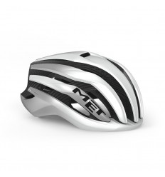 Casco Met Tranta 3K Carbon MIPSX Blanco/Plata