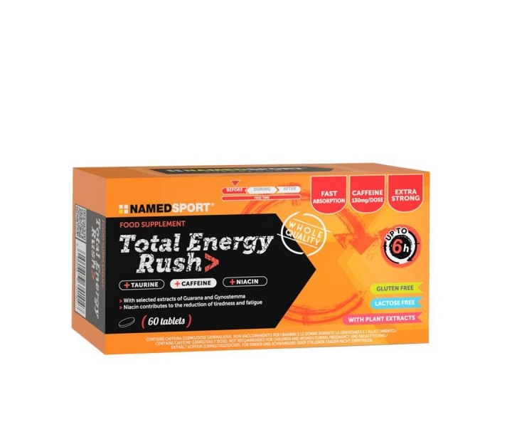 Pastillas NamedSport Total Energy Rush 60ud