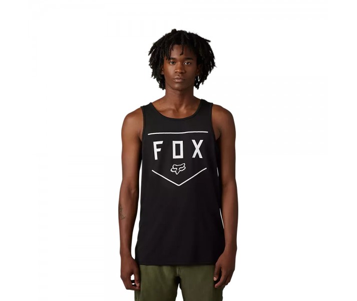 Camiseta Fox Shield Tech Tank Sin Mangas Negro