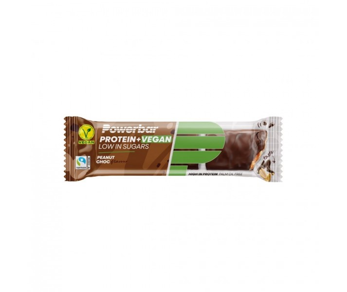 Barrita Powerbar Protein Plus Vegana Cacauetes  y Chocolate 1x2 barritas