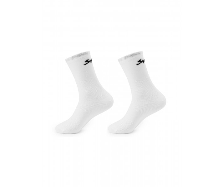 Calcetines Spiuk Pack 2 Uds. Anatomic Medio Largo Unisex Blanco