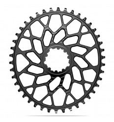 Plato Ovalado Absolute Black Beach Racing DM Sram Aluminio Negro