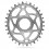 Plato Ovalado Absolute Black DM Shimano XTR Aluminio Gris