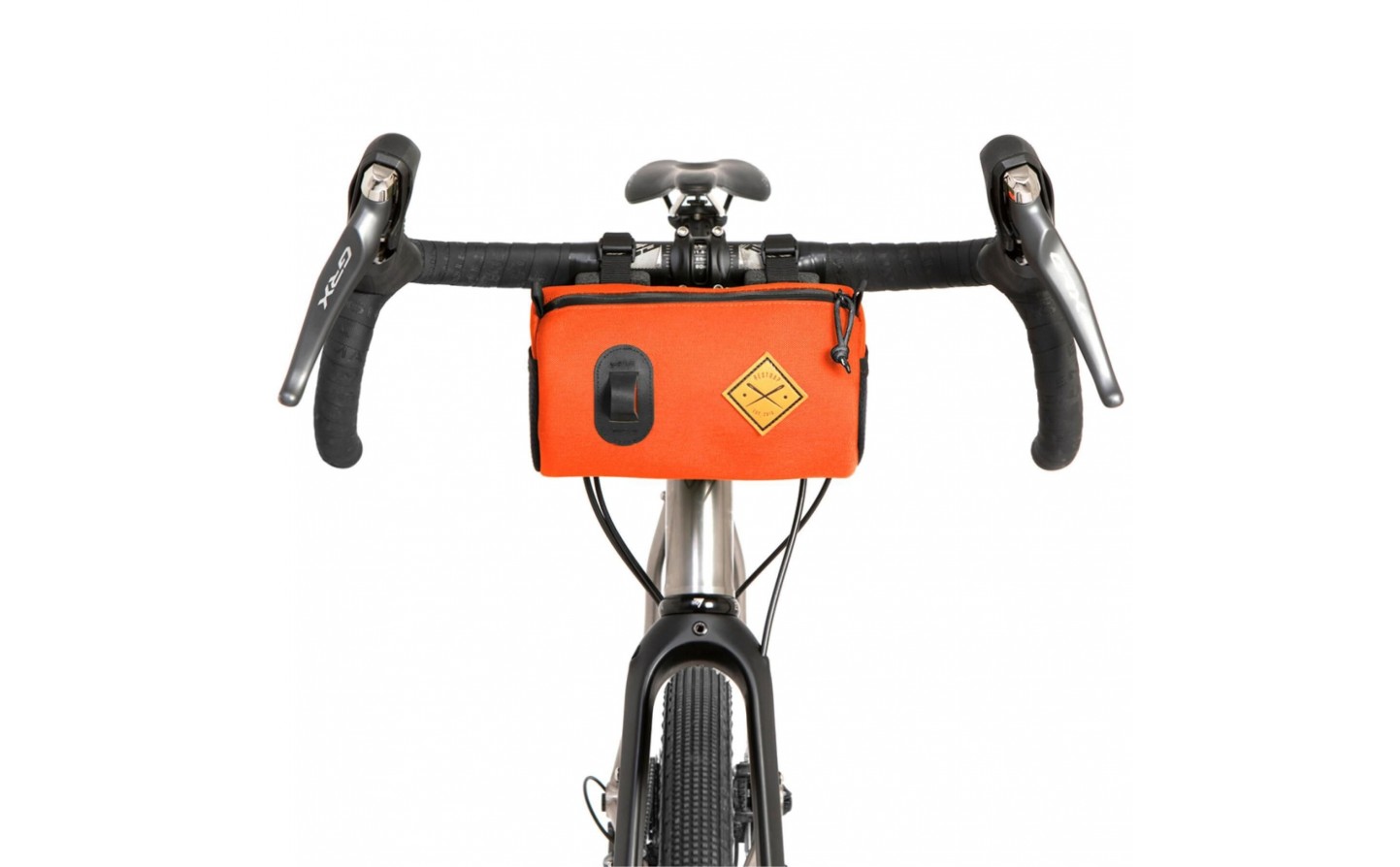 Bolsa Manillar Restrap Canister 1.5L Naranja - Fabregues Bicicletas