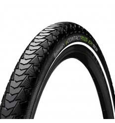 Cubierta Continental Econtact Plus 28x2.20 Rígida Negro Reflectante