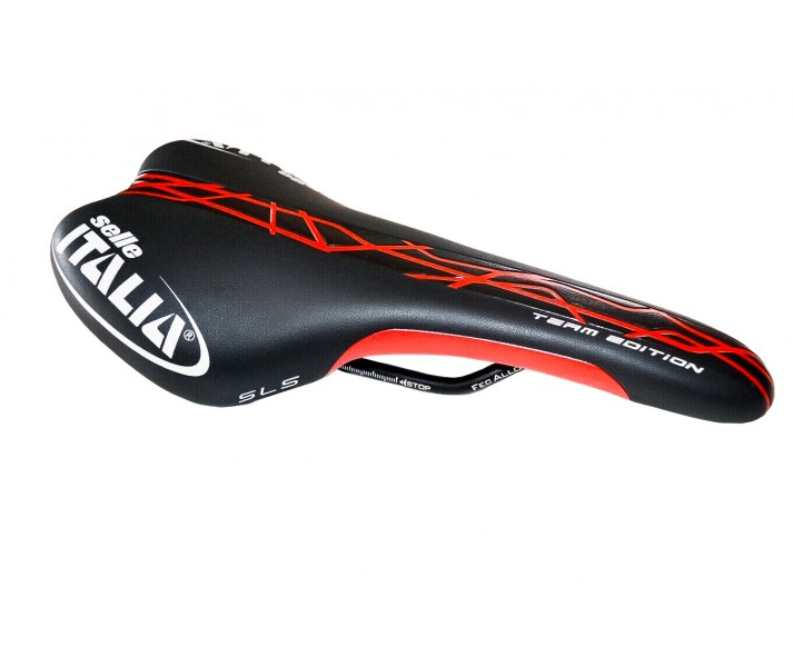 Sillín Selle Italia Sls OE16 Team Edition Negro/Naranja