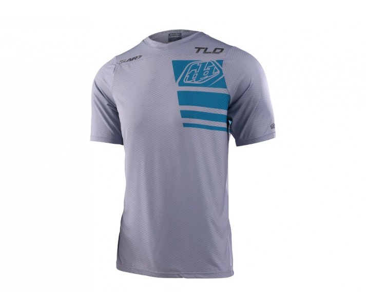 Troy Lee Designs Skyline Air Ss Camiseta Gris/Azul