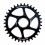 Plato Lola Monoplato Redondo 104BCD Shimano Negro