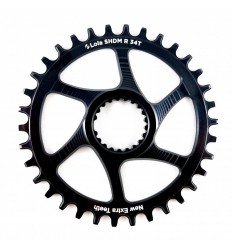 Plato Lola Monoplato Redondo 104BCD Shimano Negro